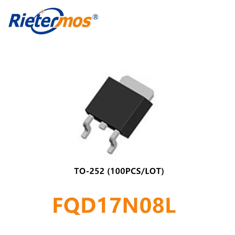 

100 шт. FQD17N08L FQD17N08 TO252 D17N08 17N08 SMD, высокое качество