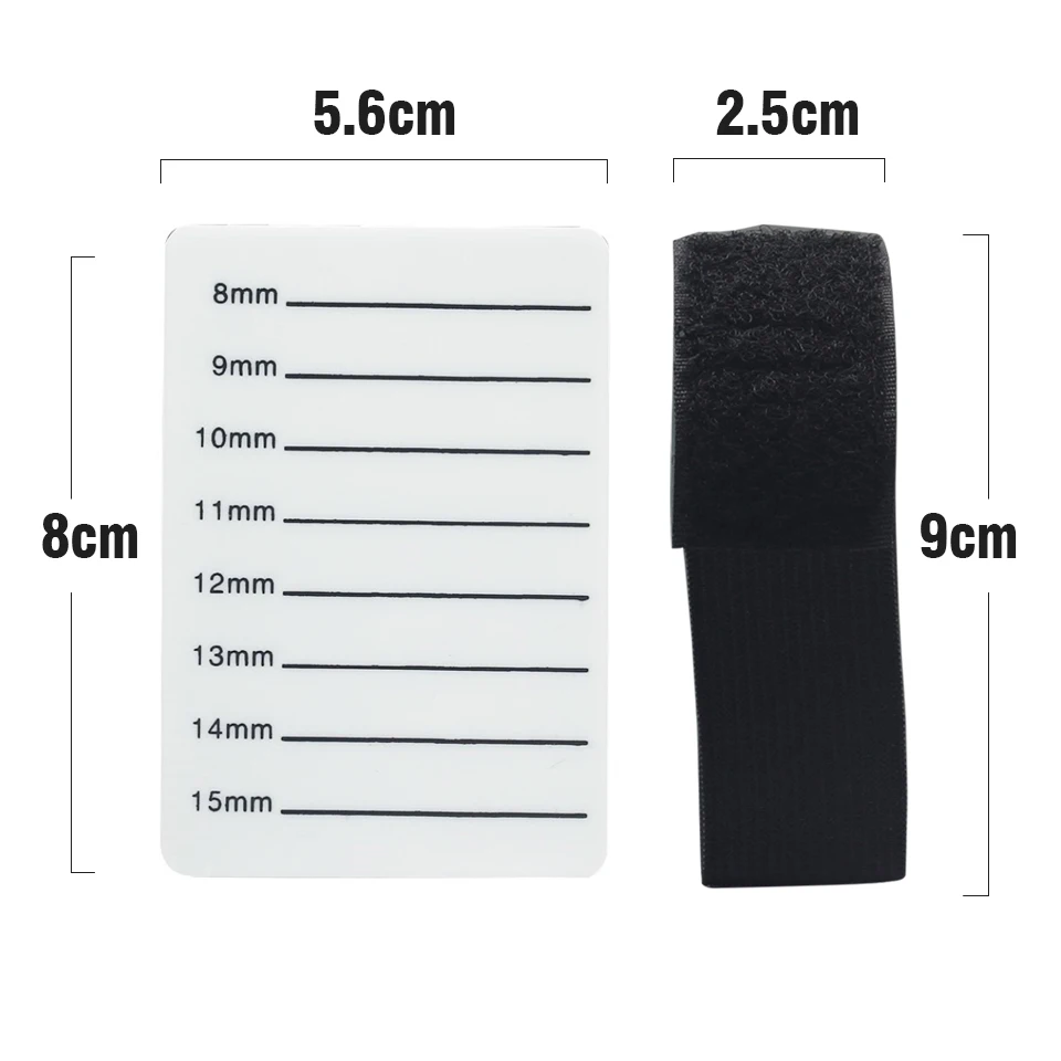 NEWCOME-لوحة عرض تمديد رمش ، أكريليك ، مع ضمادة يد ، وسادات ، حامل رموش من جميع الأحجام ، أدوات مكياج