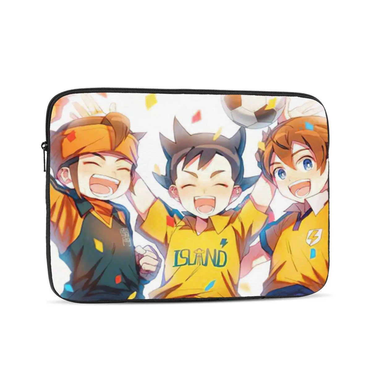 Inazuma Eleven Computer ipad Laptop Cover Case17 15 13 12 10 Inch Laptop Sleeve Bag Portable Cover Fundas Pouch