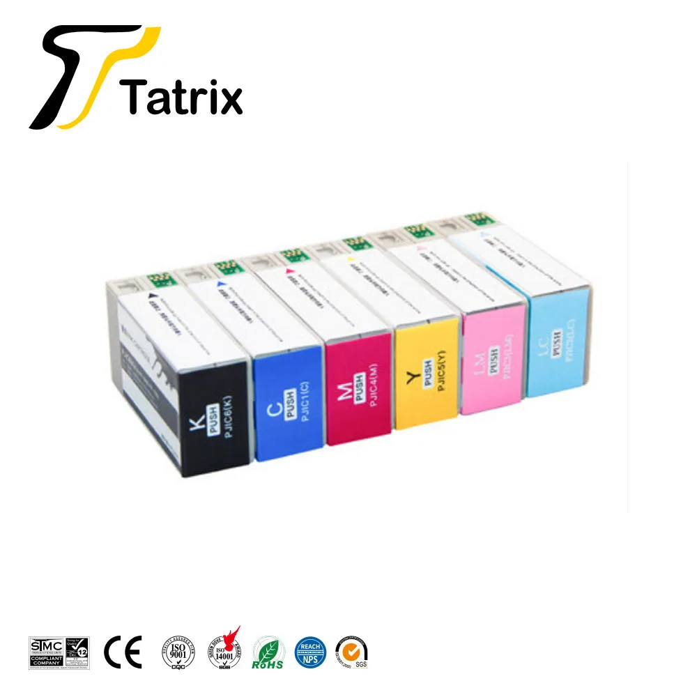 Tatrix For Epson CD printer ink cartridge compatible for epson PP-100 PP-100N PP-50 PP-50BD PJIC1 PJIC2 PJIC3 PJIC4 PJIC5 PJIC6