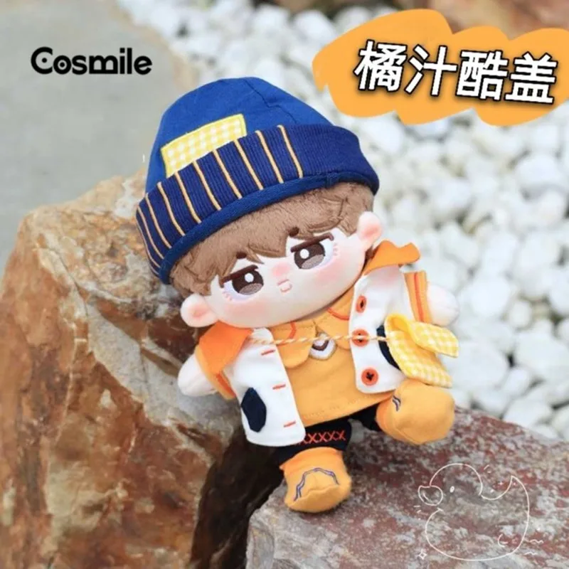 

Cosmile Anime Kpop Star Orange Suit Outfit Clothes For 15cm 20cm Doll Toy Clothing Hat Cosplay Props Gift C MI