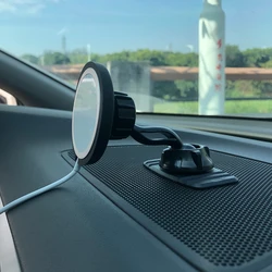 Car Phone Holder  Silicone Base Wireless Fast Charging Only Charger Cradle Phone Stand For IPhone 12 mini 12 Pro