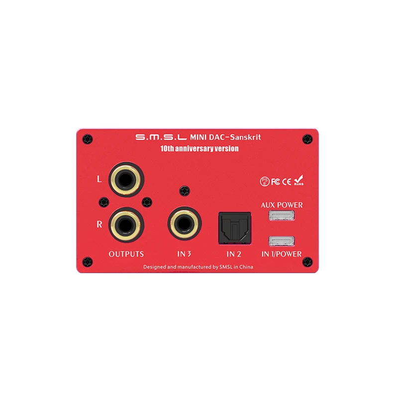 Nieuwe Versie Smsl Sanskriet 10th SK10 Mkii Hifi Audio Dac Decoder AK4493 DSD512 Ondersteuning Otg Afstandsbediening
