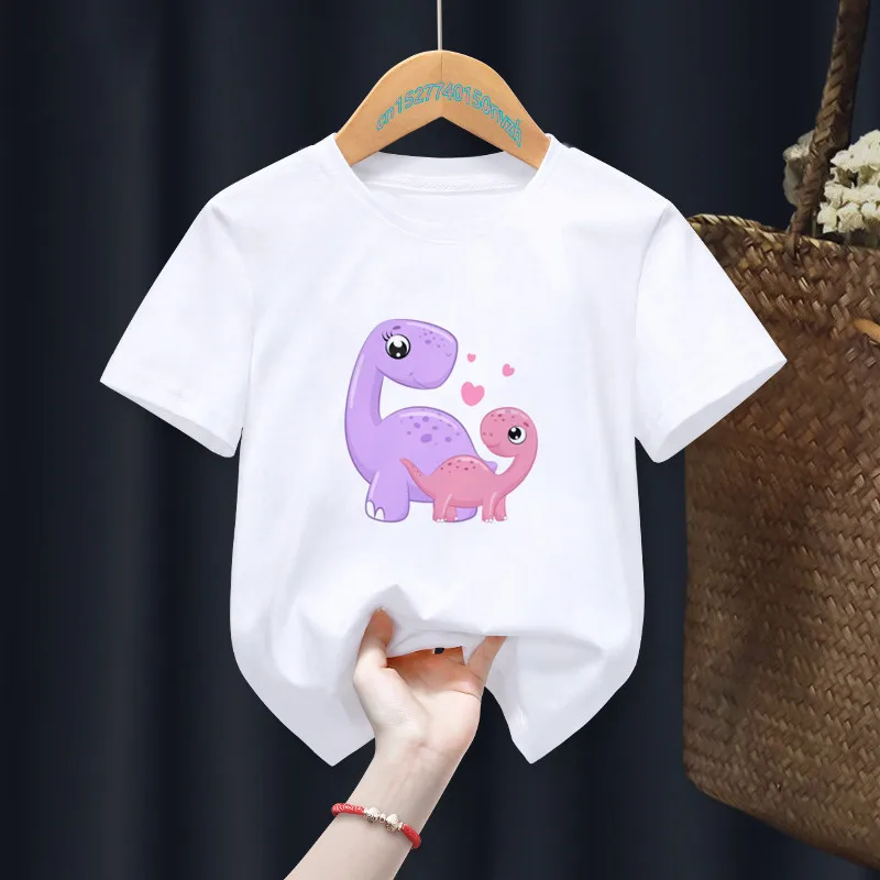 Camiseta blanca con estampado del Día de la madre para niños y niñas, ropa divertida Harajuku Kawaii, ropa Y2K para bebés, envío directo