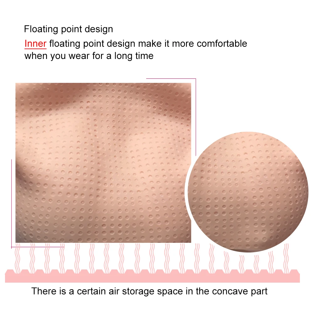 Dokier Bloodshoot Silicone Breast Forms Breast Plates Fake Boobs For Crossdress Transgender Mastectomy Drag Queen Crossdressing