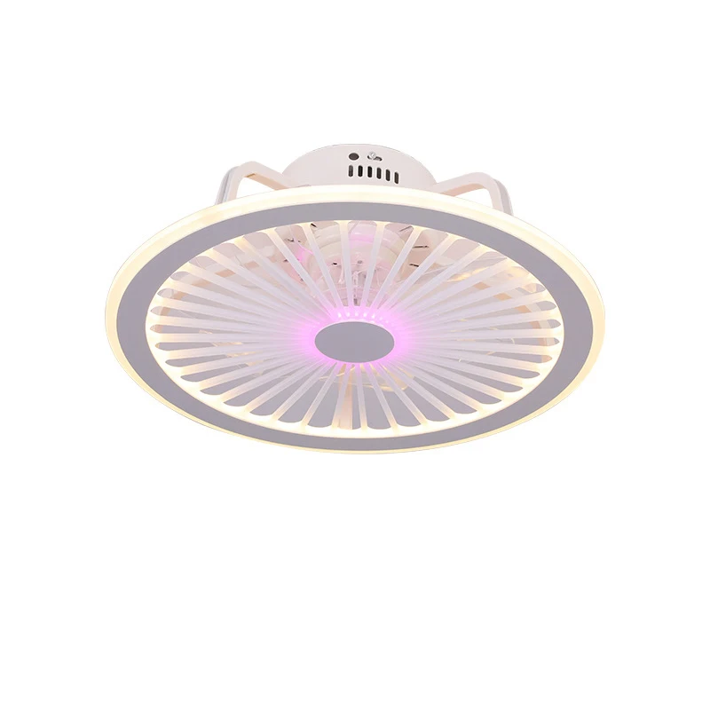 110V/220V 팬 조명 36W * 2 경량 아크릴 LED 침실 팬 천장 팬 조명 3 색 조명 가정용 전기 팬