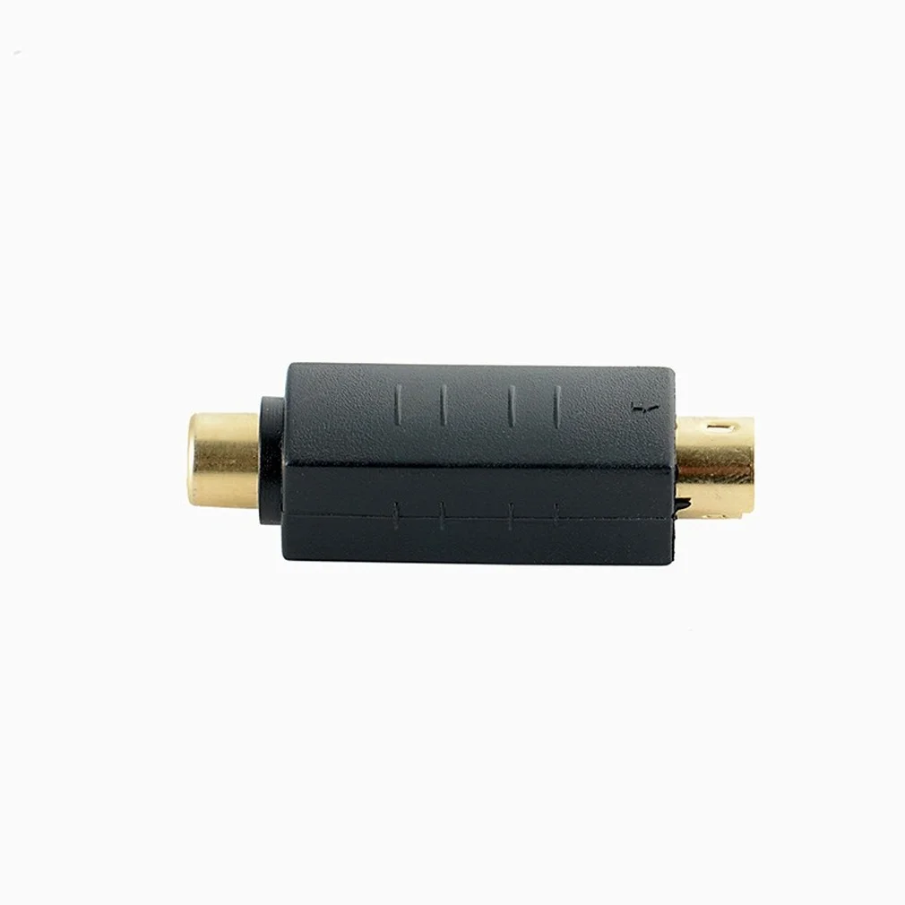 RCA Female Composite to 4 pin S-Video svideo Male Adapter Adaptor Converter Connector Video Terminal Revolution RCA Mother AV