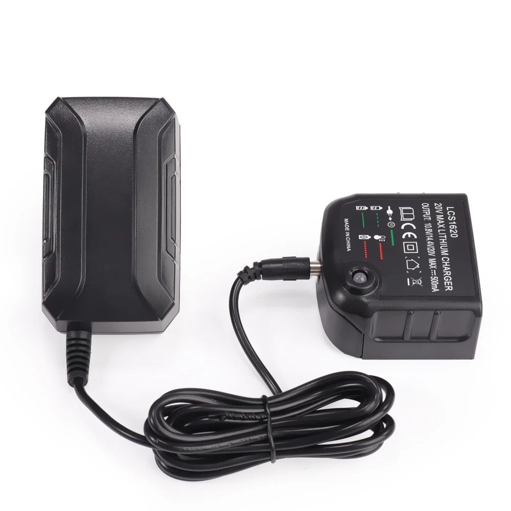 Li-ion Battery Charger For Black Decker 10.8V 14.4V 20V Serise LBXR20 Electric Drill Screwdriver Tool Battery Accessory