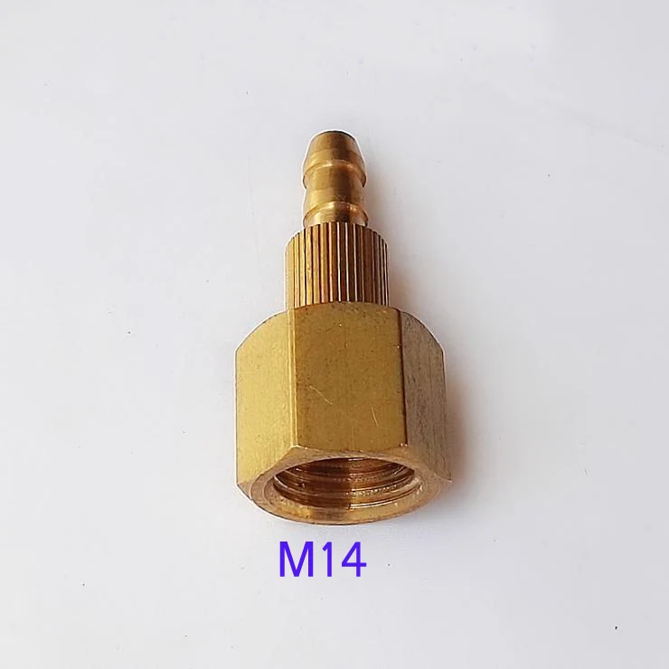 M16 M14 M12 M10 Gas e Acqua Rapida Lato Connettore del Tubo Fit TIG Torcia