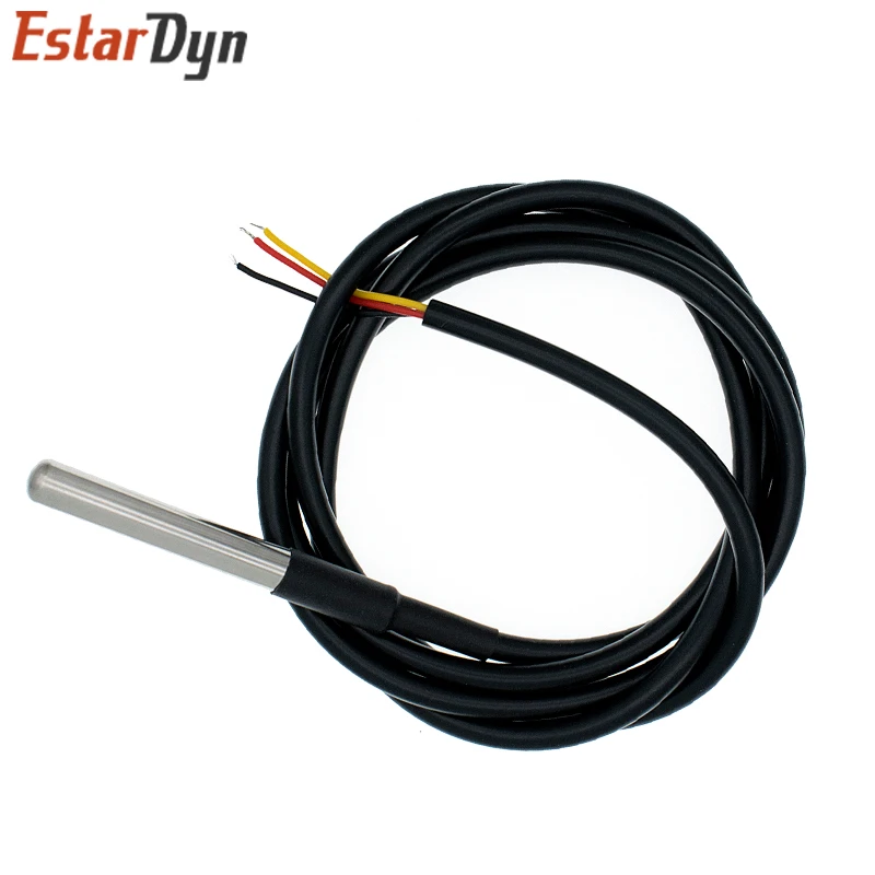 DS1820 Rvs Pakket Waterdichte DS18b20 Temperatuursensor Temperatuursensor 18B20 Voor Arduino