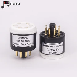 1PC 6C6 TO 6J7 6J7G DIY Audio Vacuum Tube Amplifier Convert Socket Adapter