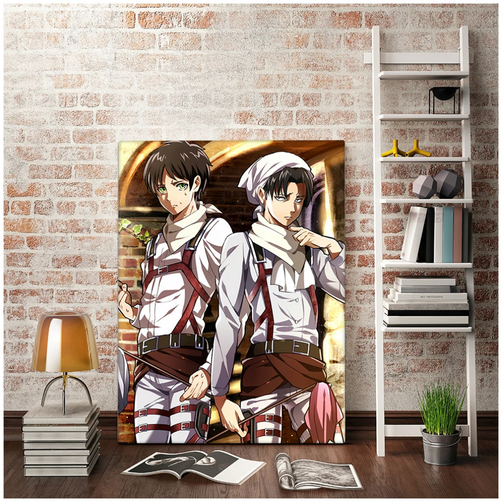 Japanese Anime Poster Attack on Titan Levi Ackerman Canvas Print Wall Art Painting Modern Picture Dining Room Restaurant Decor