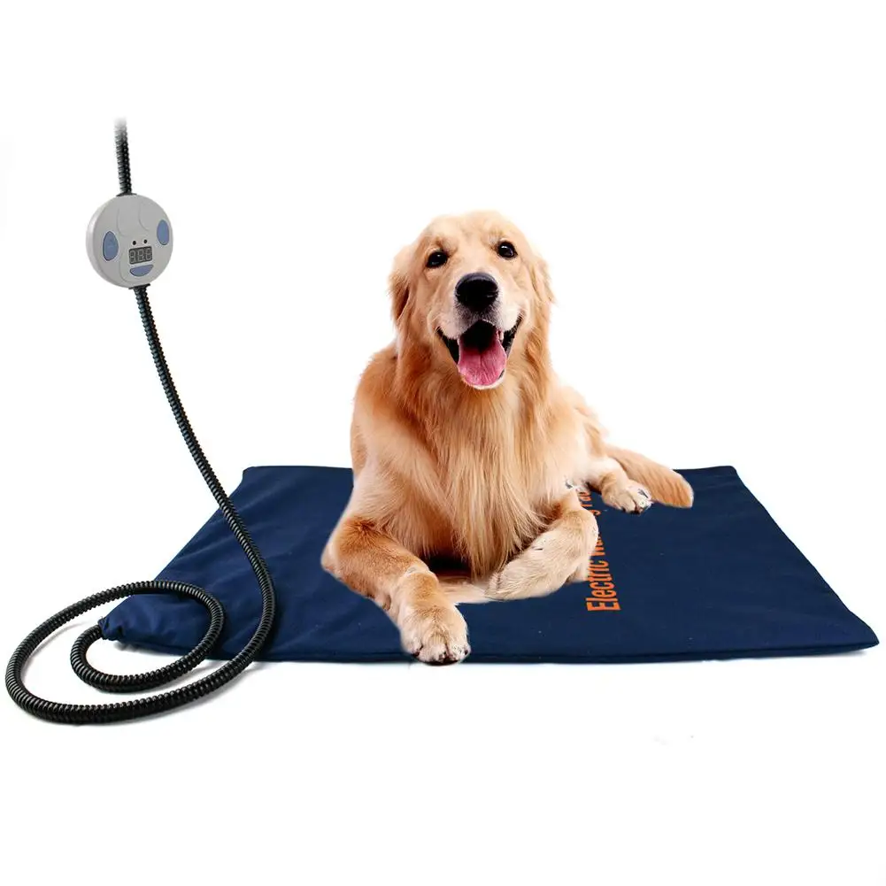 

Pet Heating Pad Electric Heating Pad for Dog Cat Human Indoor Warming Mat Waterproof Adjustable Heating 24" x 18"