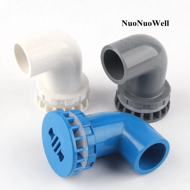 1pc I.D 25mm PVC Pipe Connectors HI-Quality Aquarium Fish Tank Elbow Drainage Joints Aquatic Pet Water Tank Socket Tube Joint