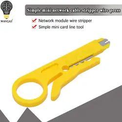 Cable Stripping Wire Cutter Crimping Tool Multi Stripper Knife Crimper Pliers Mini Portable Decrustation Electrical Straight