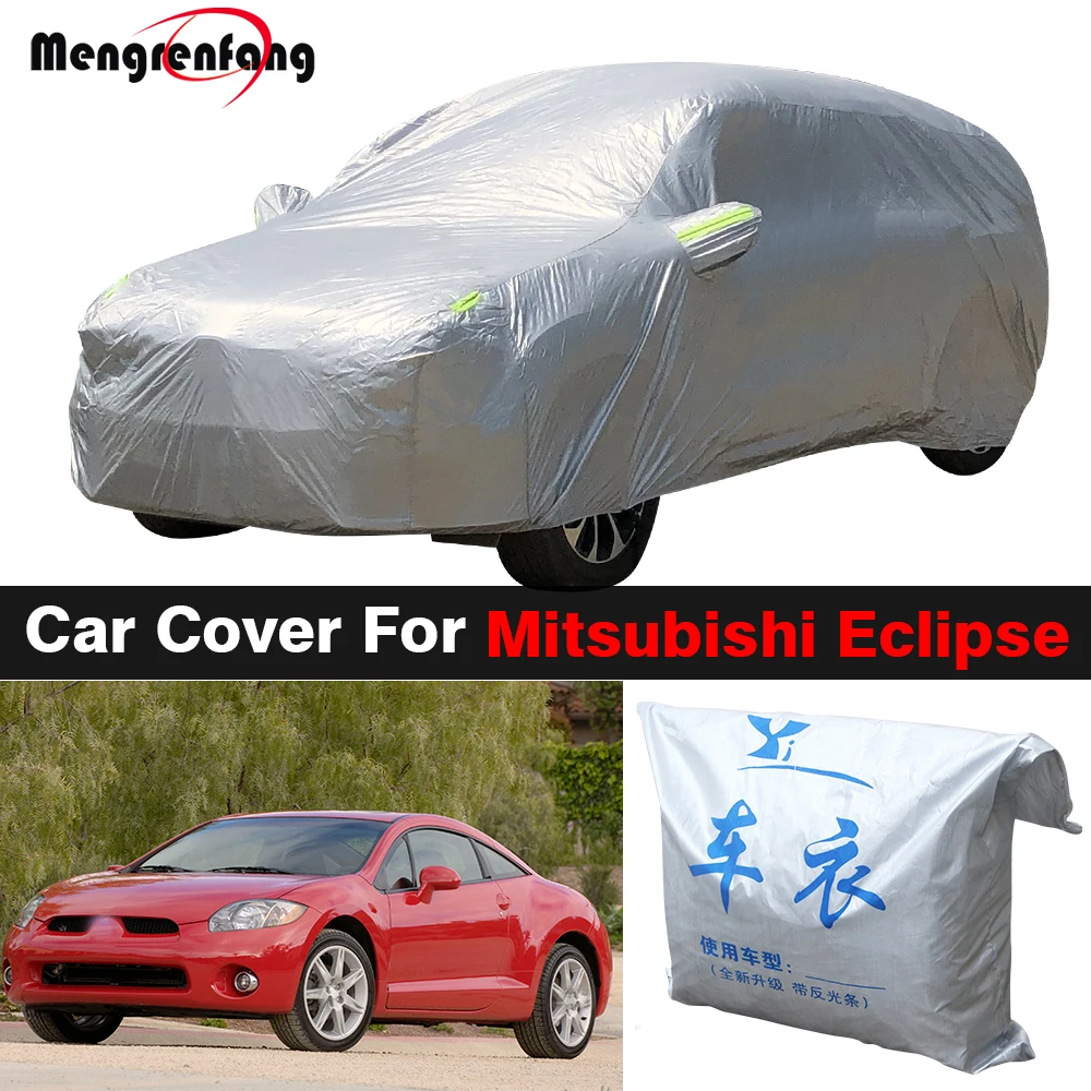 

Полный автомобильный чехол для Mitsubishi Eclipse 1990-2012, уличный солнцезащитный козырек с защитой от УФ-лучей, дождя, снега, льда, пылезащитный чехол