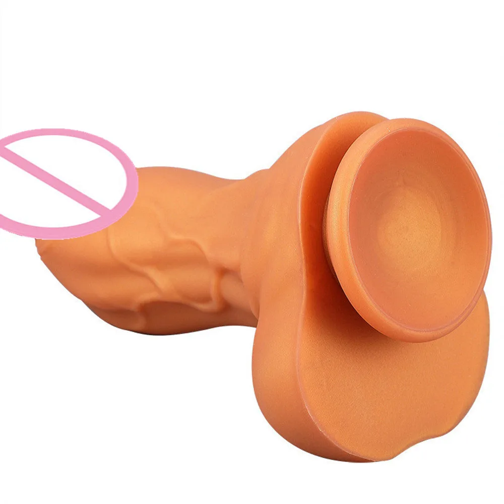 New Huge silicone penis Realistic Dildo Big Butt Plug G spot Stimulator Anal Dilator Huge Dildo For Women Man Anal toy