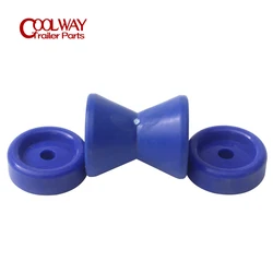 Winch Post Boat Trailer Bow Stop Roller Material Blue PE Shaft Parts Accessories