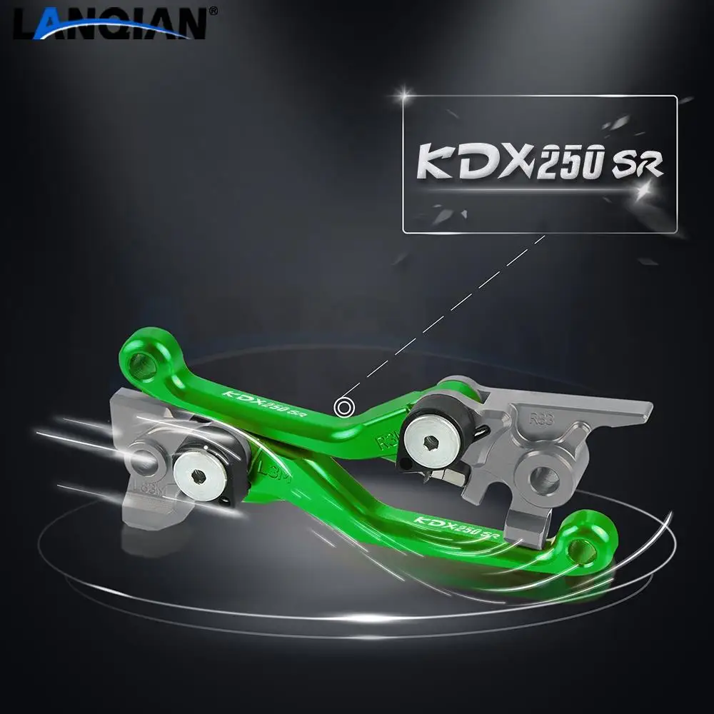 Motorcycle Dirt Pit Bike Motocross Pivot Brake Clutch Levers For Kawasaki KDX250SR KDX 250SR KDX 250 SR 1992 1993 1994 Parts