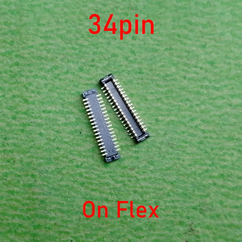 2pcs 34Pin LCD Display FPC Connector Port On Motherboard For Huawei P30 Lite/P40 Lite 5G/Honor 30S 8X V20 20I 10i 20S 20 20Pro