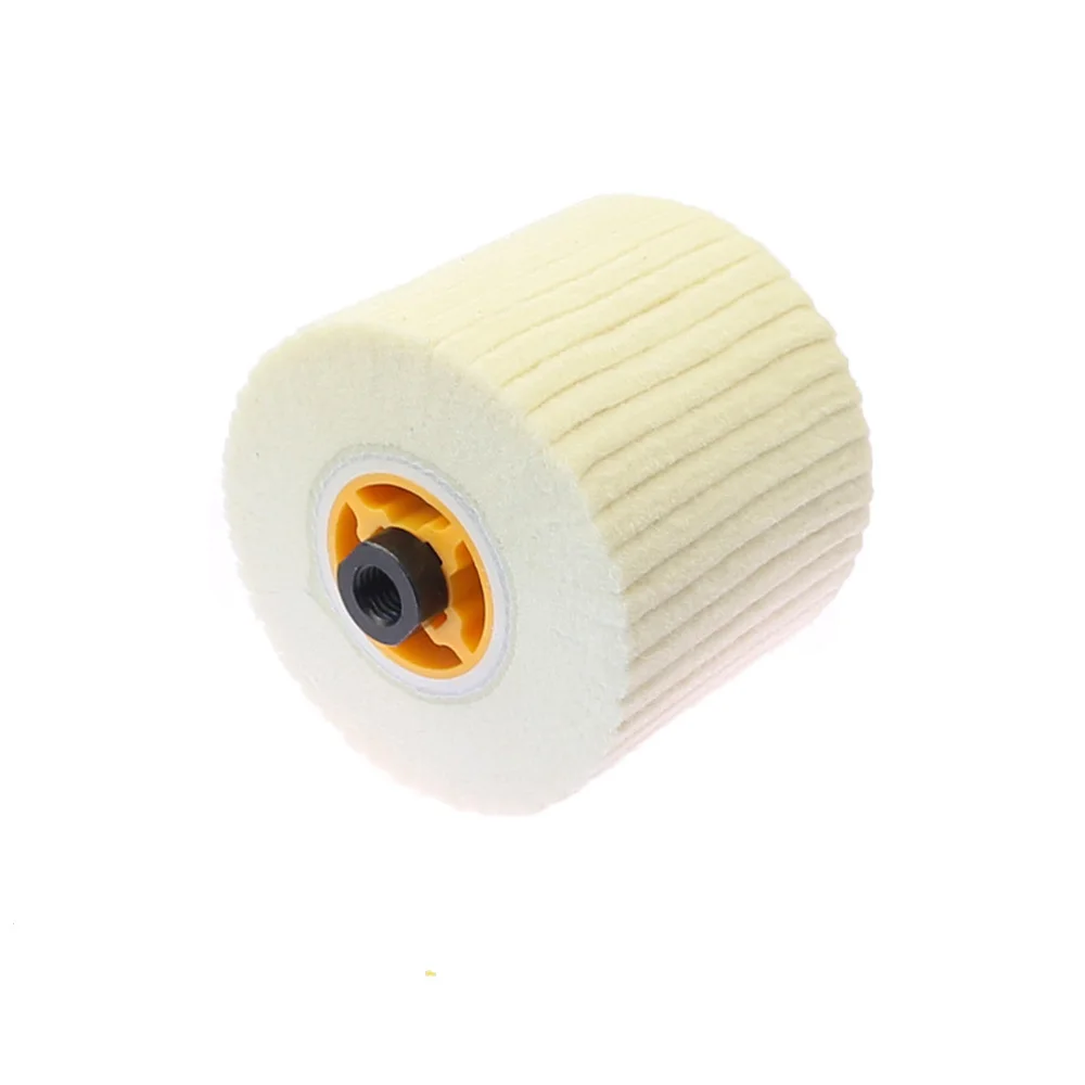 1 piece 120*100*19mm Non-woven Satin Mop wheel Polishing Striping Wheel for Stainless Steel