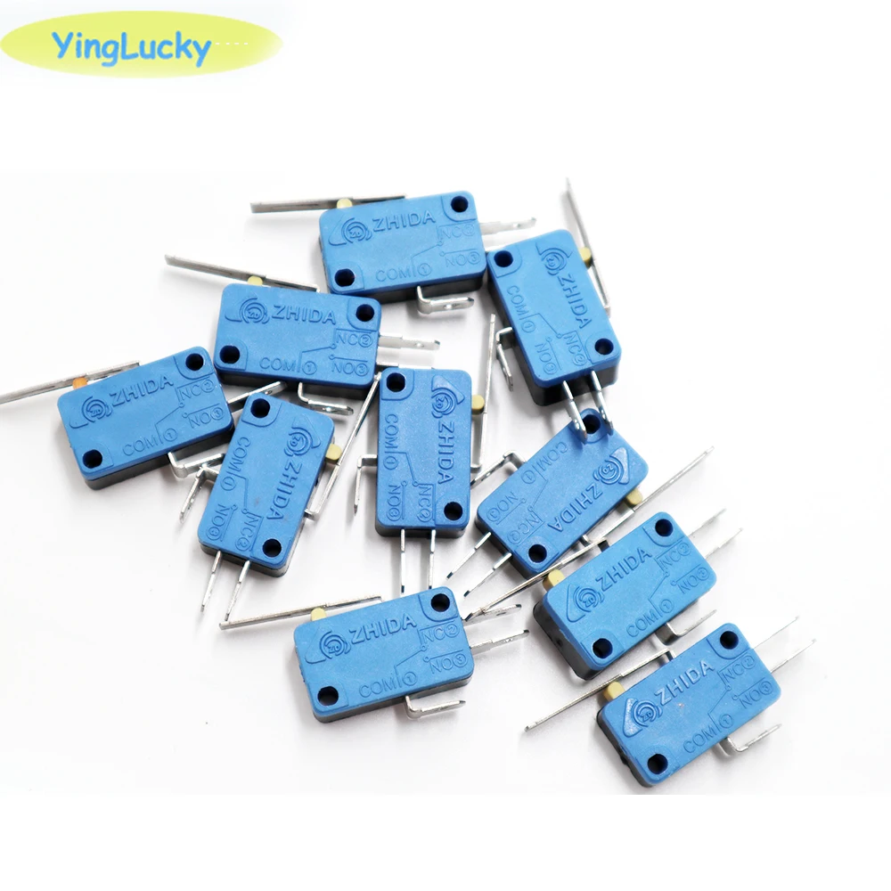 10pcs/lot High Quality Microswitch Micro switch for Arcade Joystick 3 Terminals for Acade Game Machine/Accessories/Pa