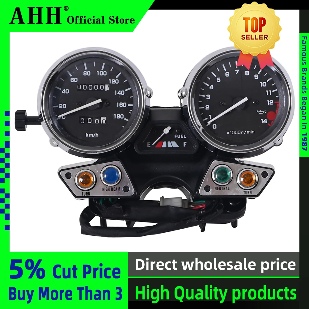 AHH przyrząd montażowy wskaźniki miernik klastra prędkościomierz przebieg obrotomierz dla YAMAHA XJR400 XJR 400 1995 1996 1997 95 96 97