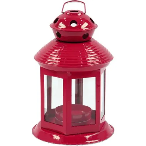 Tmall Home Design Lantern Candle Holder Red-101475