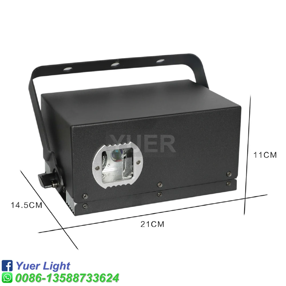 2021 Waterproof Starry Sky Pattern RGB Laser Light DMX512 Stage Effect Projector For DJ Disco Dance Floor Party Bar Nightclub