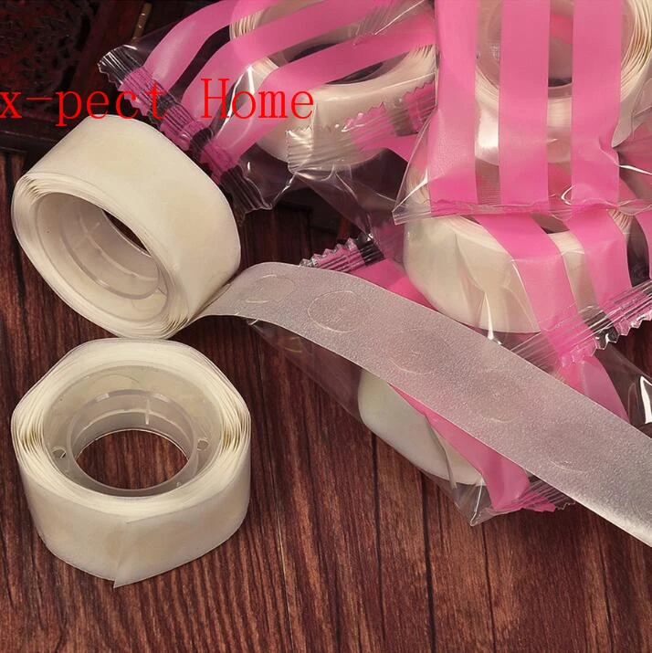 DHL 200bag 100pcs Glue Point Balloon Glue Craft Adhesive Point Tape Non-liquid Glue for Homemade Arts DIY Projects