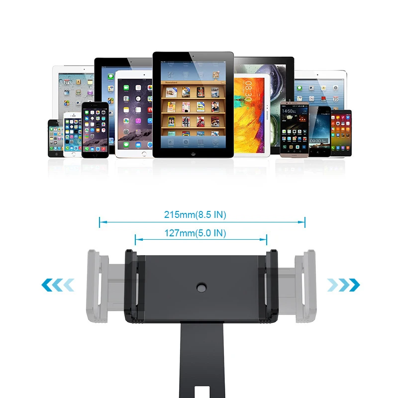 حامل الأجهزة اللوحية والهواتف ذو الحركة الكاملة. دعم الجهاز المحمول الذكي الأكثر حجمًا AP-7XN