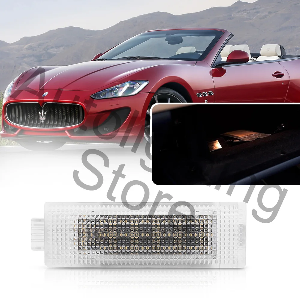 1x светодиодный светильник для перчаток для Maserati GranCabrio GranTurismo 2010-2019 Quattroporte M139 2003-2012, лампы для перчаточного отсека