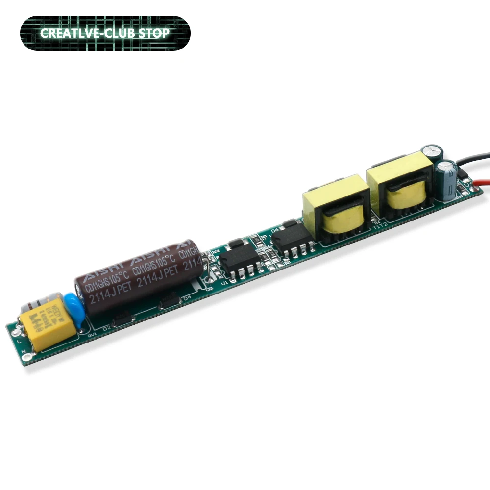 led tube driver strip power supply adapter transformadores de iluminacao para led tube lights 200240v 6080w 600ma 01