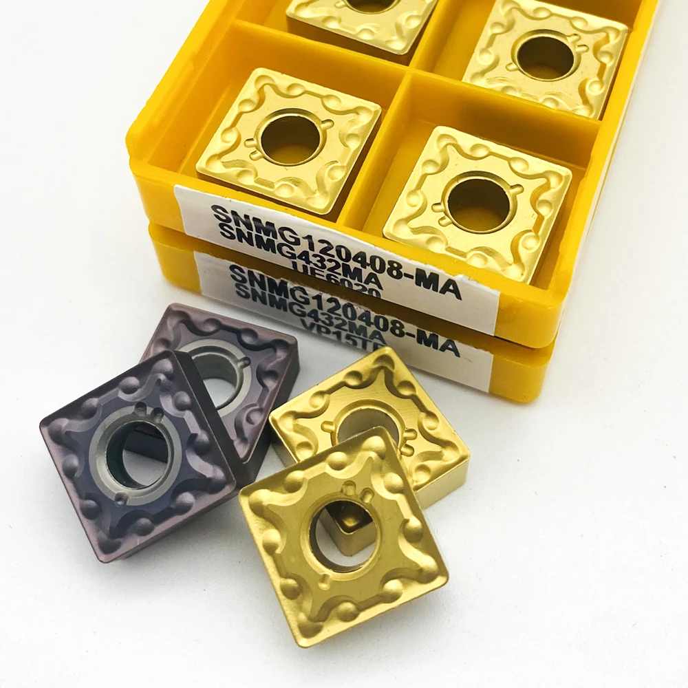 Carbide Insert latheTool SNMG120408 MA UE6020 VP15TF US735 Metal lathe Tool SNMG 120408 External Turning Tool Hard Alloy