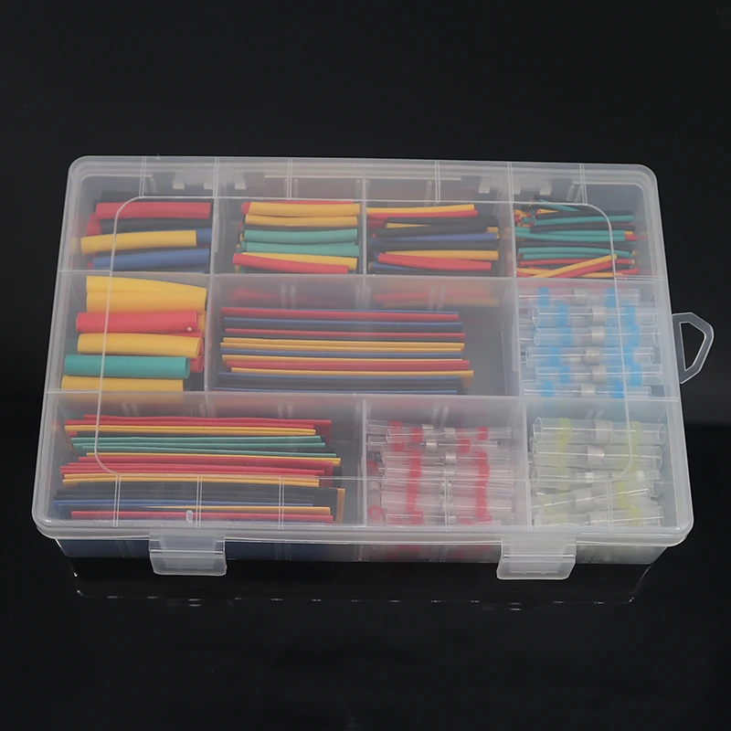 328PCS With 100PC SSST-S11 Soldering Butt Connector Wire Heat Shrink Wrap Cable Sleeving Thermoretractable Gaine Hose Protector