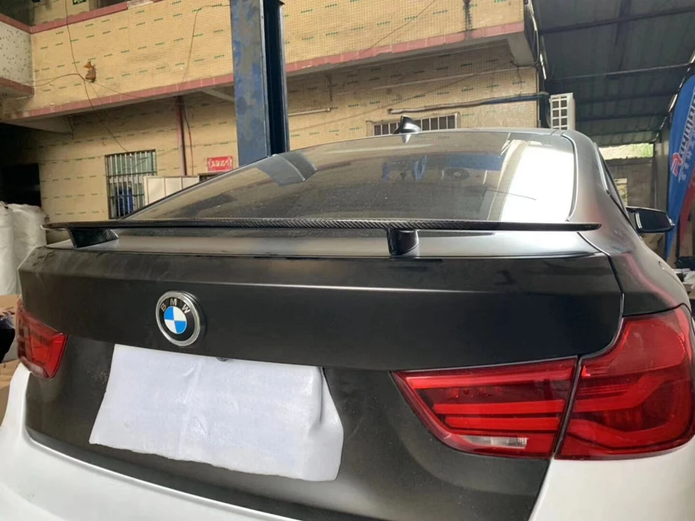 carbon fiber trunk wing spoiler for bmw 5 series  F07 3 series F34 spoiler gran turismo hatchback rear bumper tuning 2010-2019