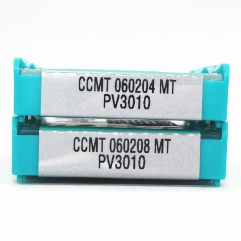 10PCS CCMT060204 MT PV3010 CCMT 21.51 내부 선삭 공구 서멧 선삭 인서트 절삭 공구 CNC 공구 선반 공구