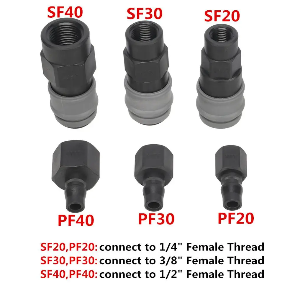 Plastic Steel C type Pneumatic Fittings PU Tube Quick Connector Self-locking Quick Coupling Accessories Gas Air Pipe Connector