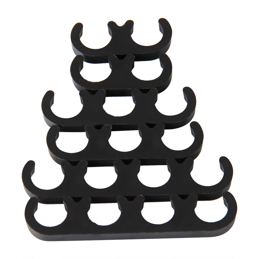 7mm 8mm 6 Pcs Universal Plastic Spark Plug Wire Separators Dividers Looms Black