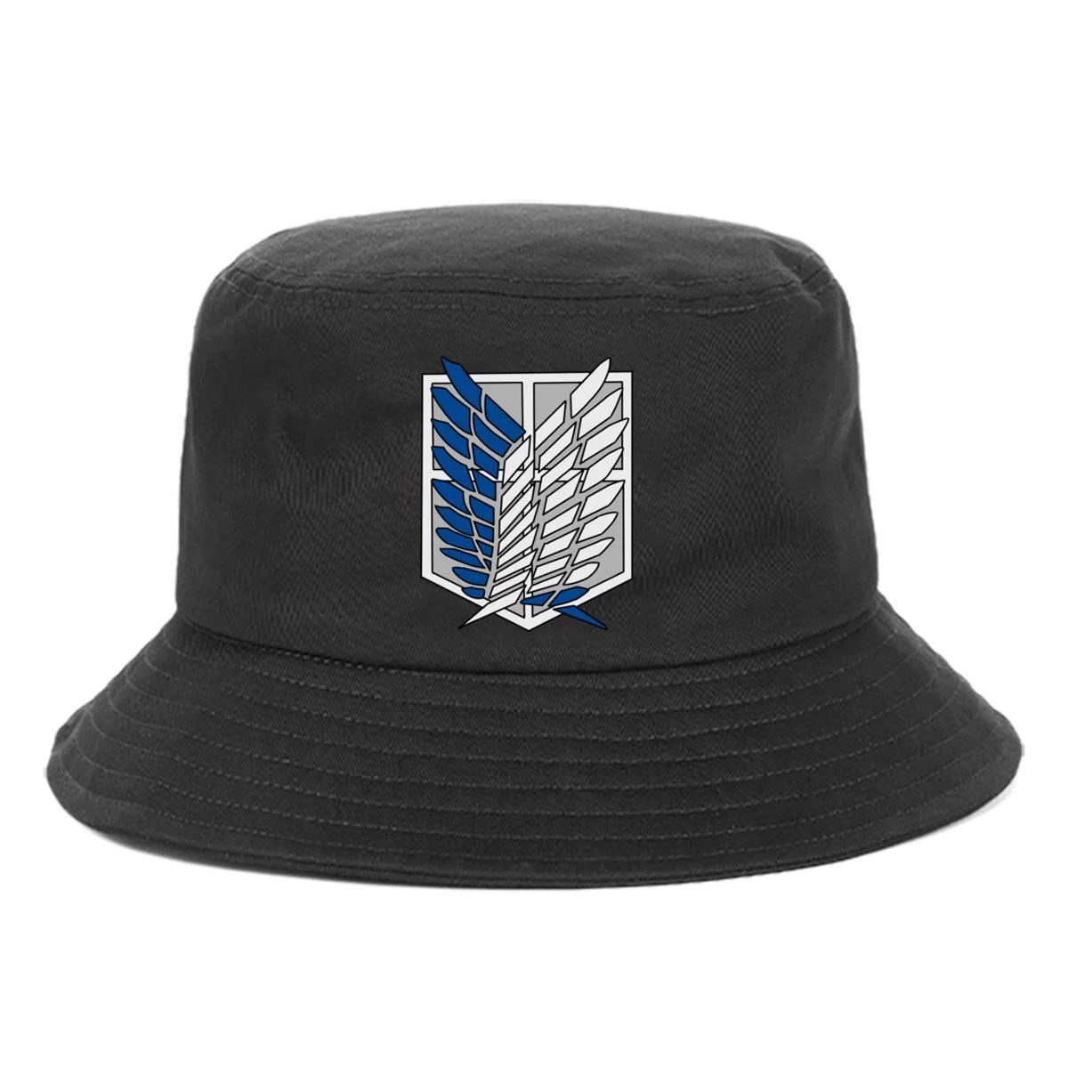 

Anime Attack on Titan Sunscreen Man Bucket Hat Outdoor Women Summer Hip Hop Beach Sun Caps Streetwear Bob Chapeau Fisherman Caps