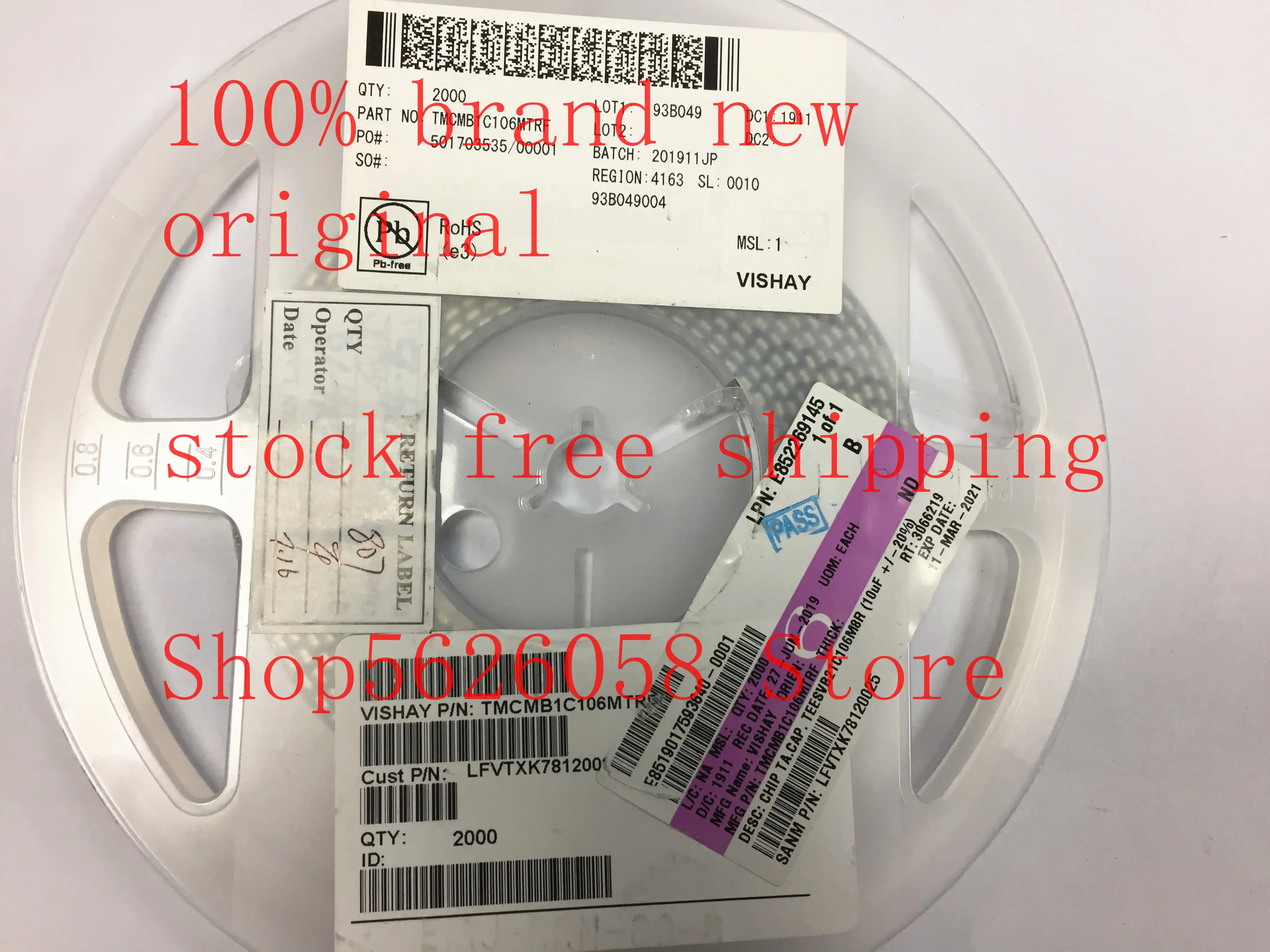 

TMCMB1C106MTRF SMD 100% new original 30PCS/LOT STOCK