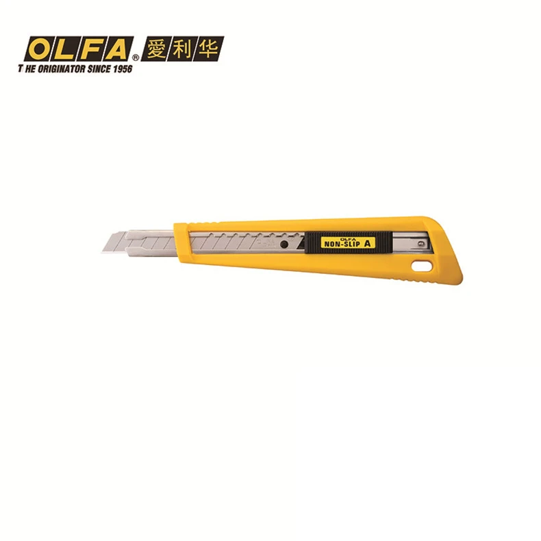 OLFA art cutter self-locking system anti-skid handle standard art knife NA-1 Stainless steel blade AB-50 ABB-10B ASB-10 ABB-50