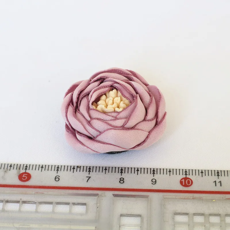 10 teile/satz mischen Stoff Blumen Simulation Blumen kopf Dekoration Blumen für DIY Zubehör – Detail 13