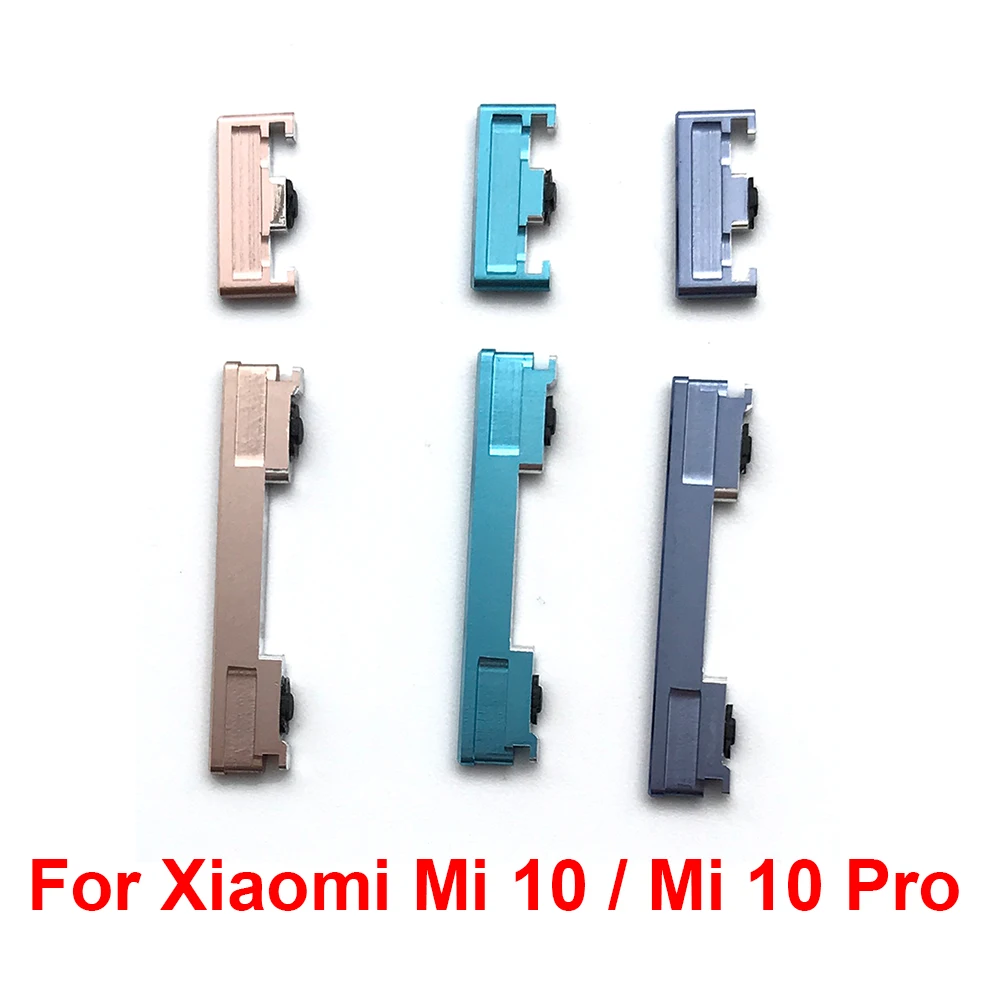 New Side Key Button For Xiaomi Mi 10 Mi10 Pro 10T Lite / For Redmi Note 10 Pro Volume Side Power Switch on off Button Key