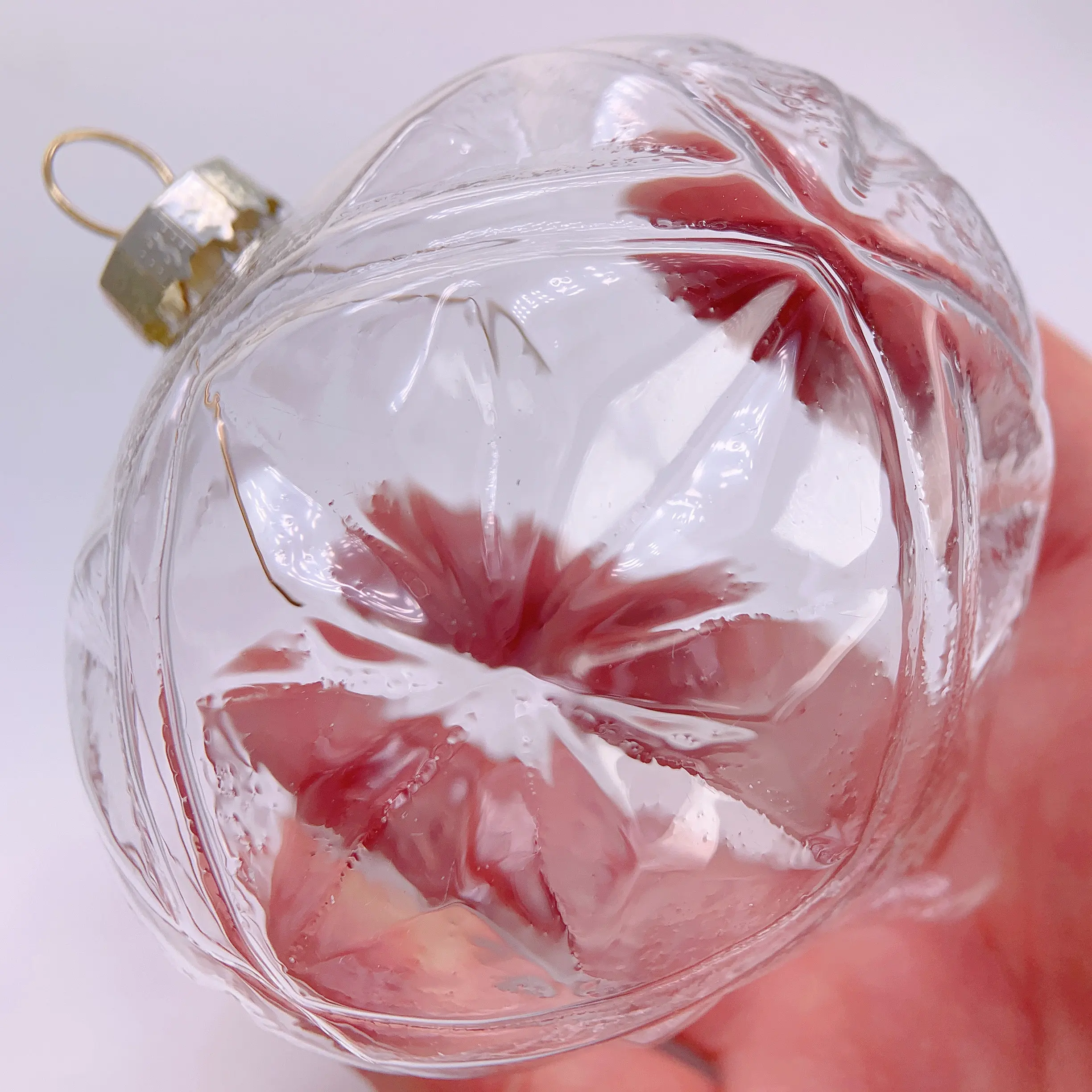 

5 Pieces x DIY Paintable Home Wedding Christmas Xmas Decoration Ornament 90*80mm Glass Onion