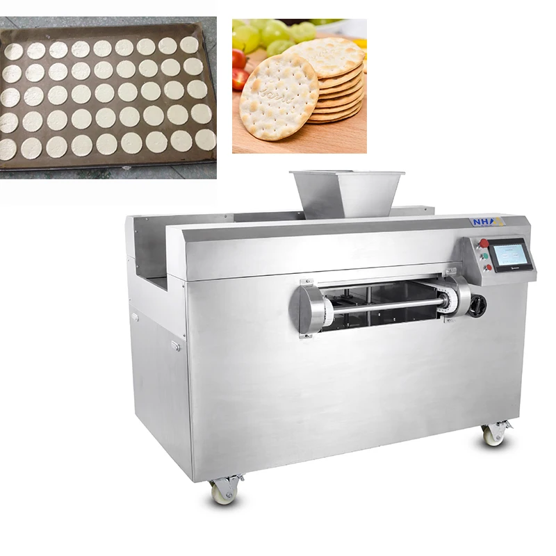 300-400pcs/h NH106 Dünne cookie maschine Cookie embryo form maschine Cookie backen moulding maschine Charge schnell edelstahl