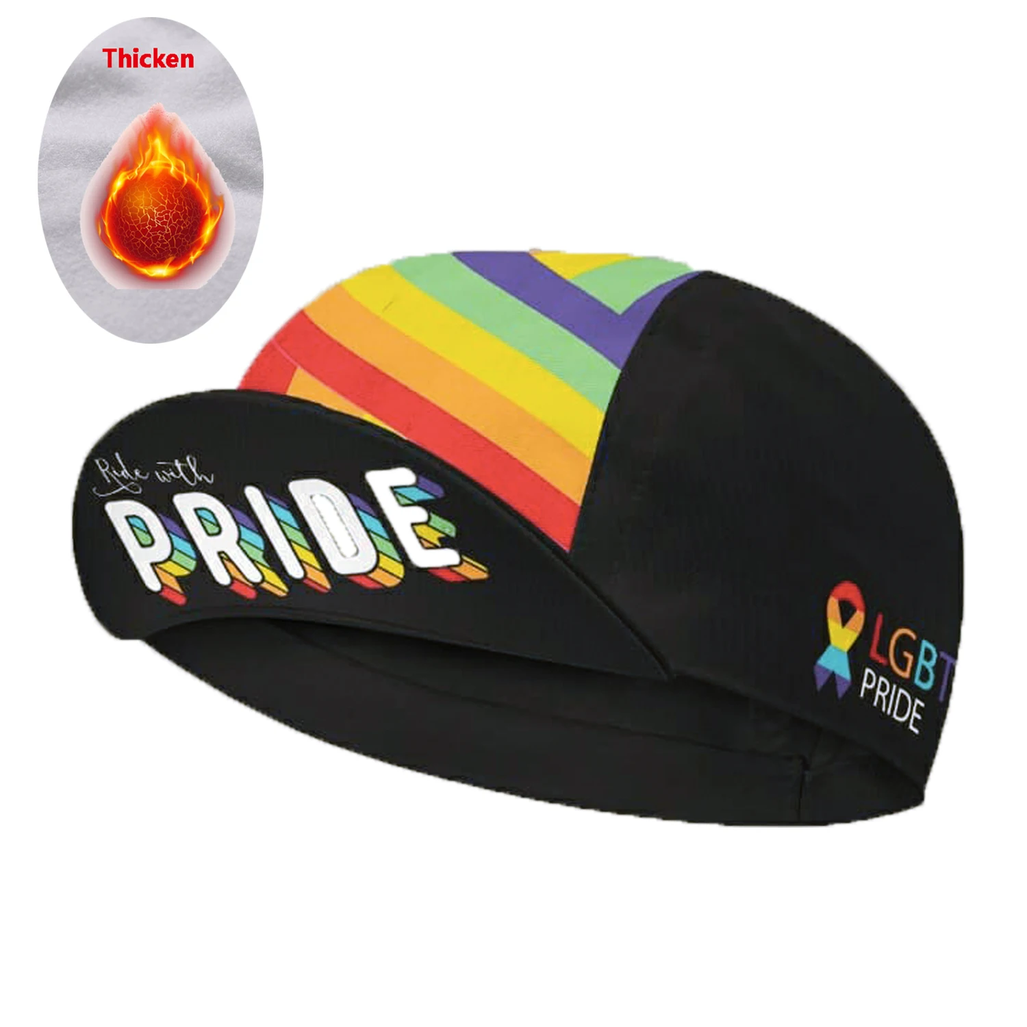 New Rainbow Cycling Caps Women XIMATT Polyester  Breathable Quick Dry Road Bike Sports Bandana Moisture Wicking Bicycle Hat 2021