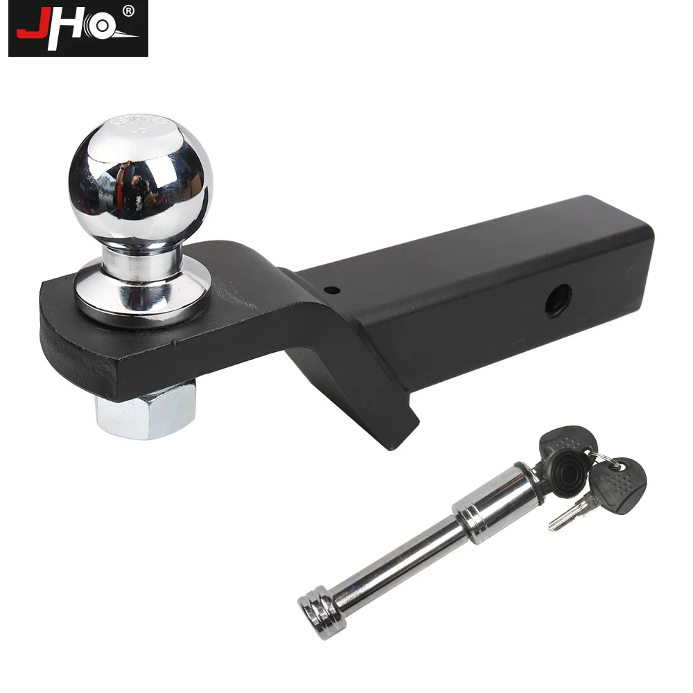 JHO Truck Tow Hauling Trailer Hitch Ball Hitch Pin Lock Mounting Kit For Ford F150 2015-2020 Raptor Limited Platinum Accessories