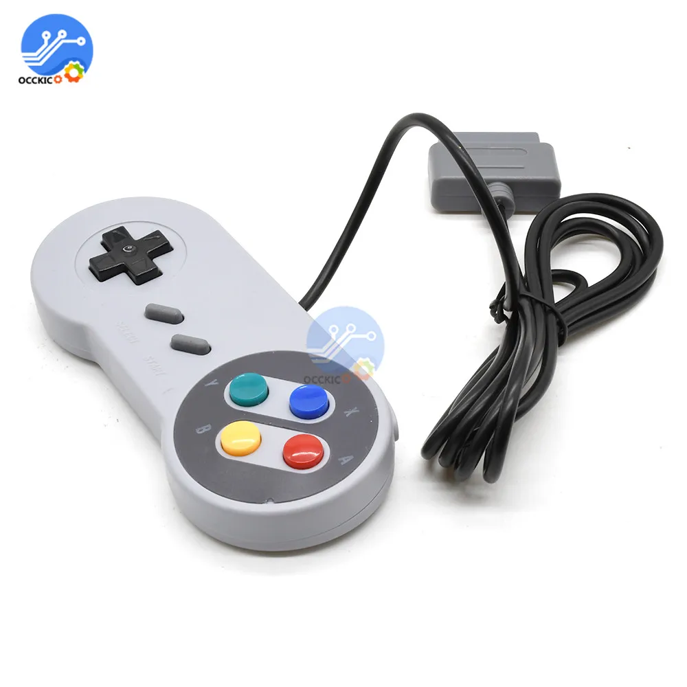 Bộ Điều Khiển Trò Chơi Chơi Game 16 Bit ABS Joystick Điều Khiển Miếng Lót Cho SNES Hệ Thống Tay Cầm Chơi Game