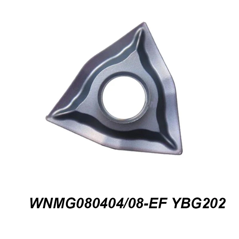 100% Original WNMG 080404 080408 WNMG080404-EF WNMG080408-EF YBG202 CNC Milling Cutters Cutting Tool Carbide Insert 10 Pcs/box